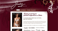 Desktop Screenshot of jadylingeriefine.com